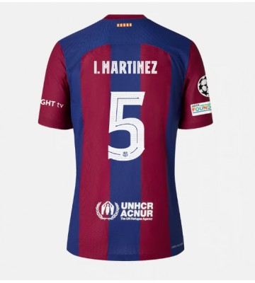 Barcelona Inigo Martinez #5 Prima Maglia 2023-24 Manica Corta